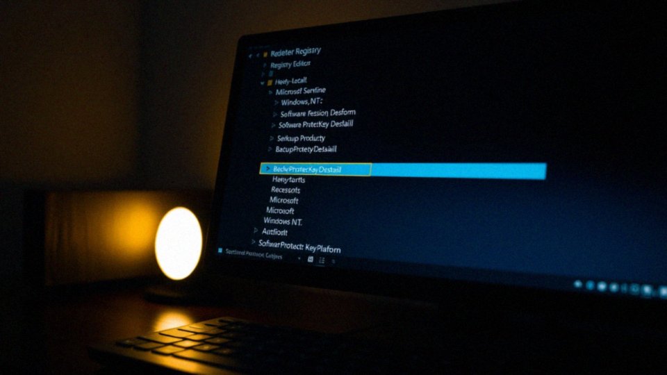W jaki sposób mogę znaleźć klucz w rejestrze systemowym?