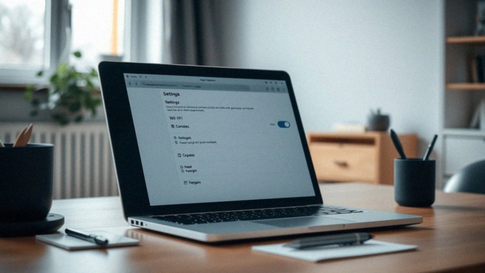 Jak przestawić suwak Wi-Fi na włączony?