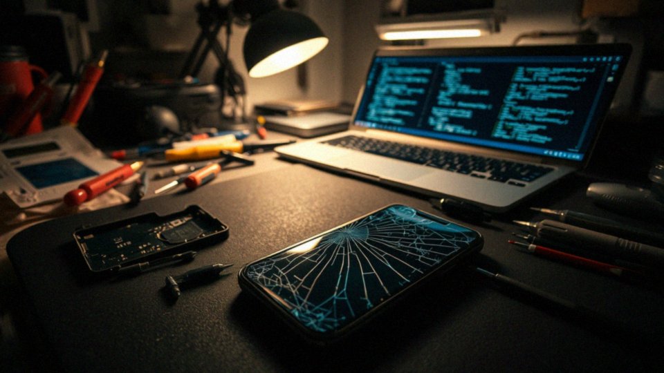 Jakie są ograniczenia i ryzyka związane z wyświetlaniem uszkodzonego ekranu telefonu?