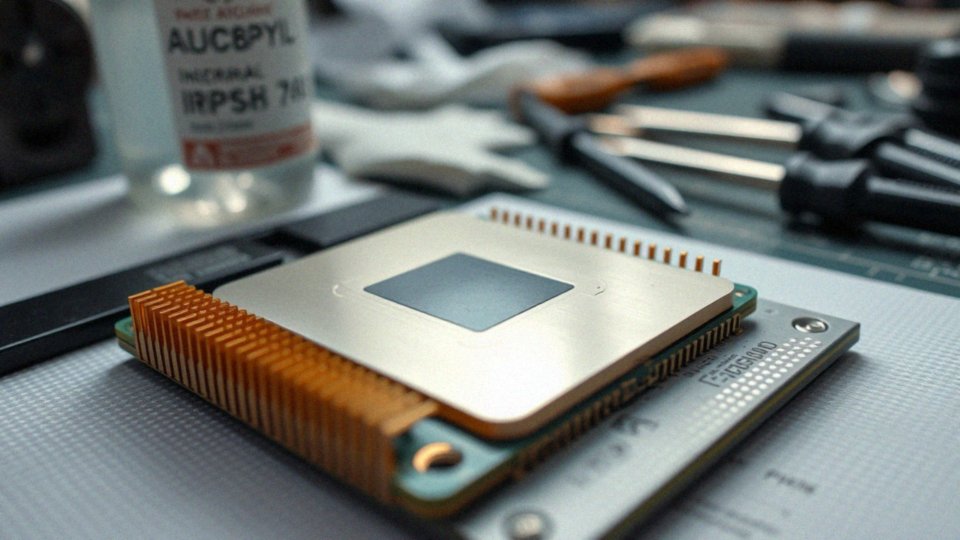 Jak prawidłowo przygotować powierzchnię procesora przed aplikacją?