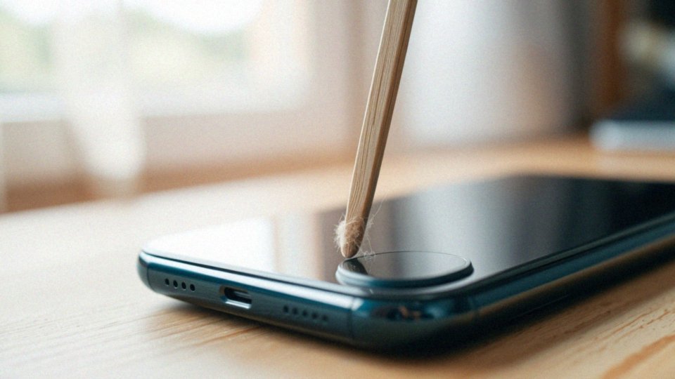 Jak bezpiecznie używać wykałaczki do czyszczenia gniazda ładowania?