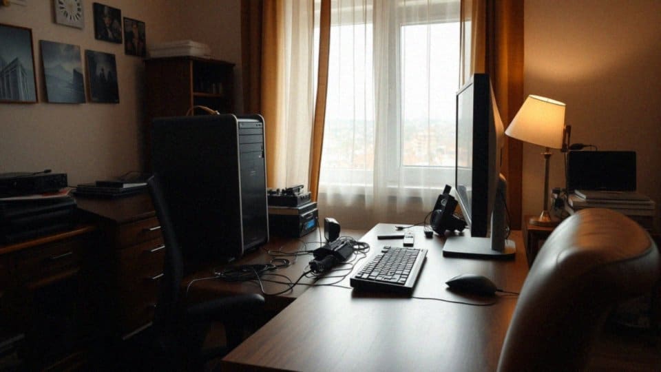 Jakie są wady komputerów stacjonarnych w odniesieniu do laptopów?