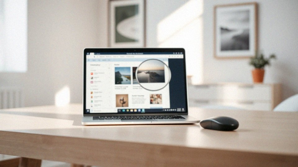 Jak powiększyć ekran używając narzędzia Lupa?