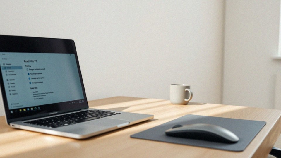 Jak przebiega proces resetowania laptopa do ustawień fabrycznych w systemie Windows?