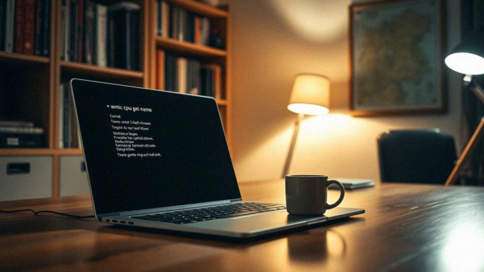 Jak używać Wiersza poleceń do sprawdzenia nazwy procesora?