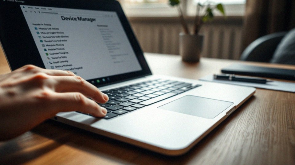 Jak używać Menedżera urządzeń do włączenia touchpada?