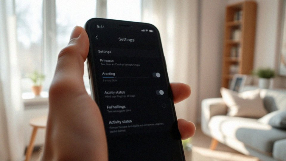 Jak wyłączyć widoczność aktywności dla innych użytkowników?