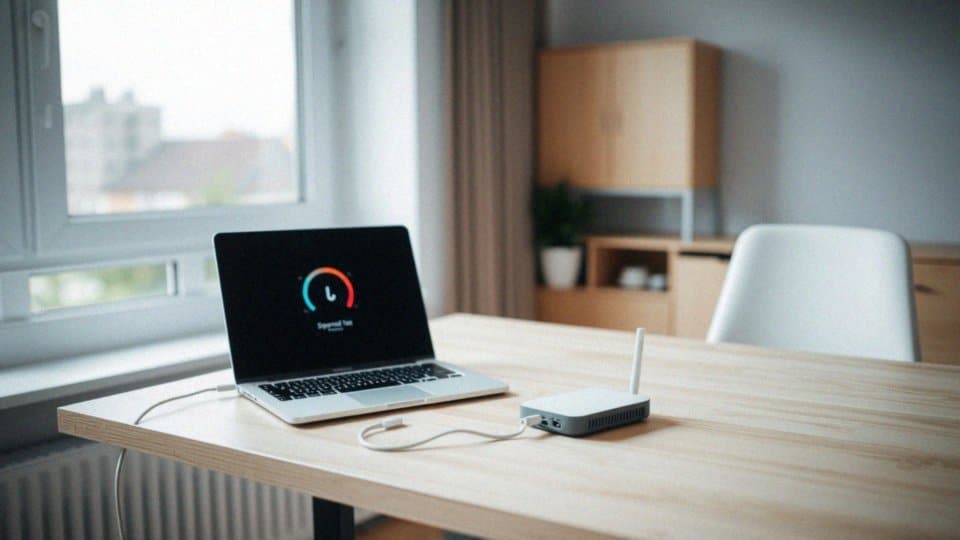 Jak długo trwa test prędkości internetu?