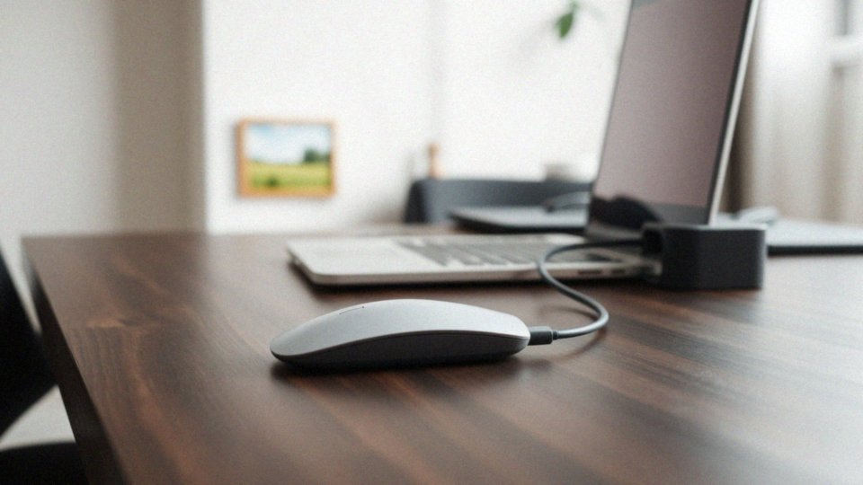 Jak upewnić się, że mysz jest poprawnie podłączona do komputera?