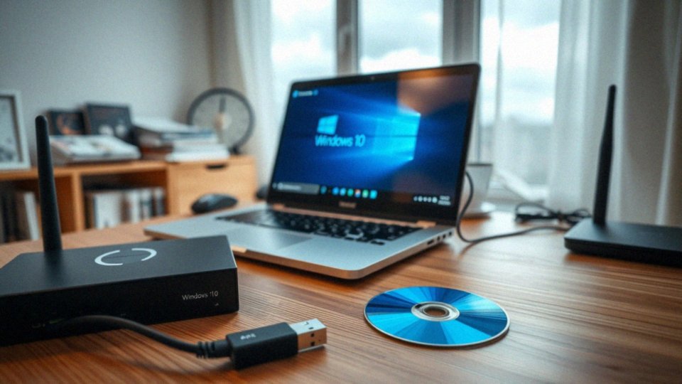 Jakie elementy są potrzebne do instalacji Windows 10 z pendrive'a?