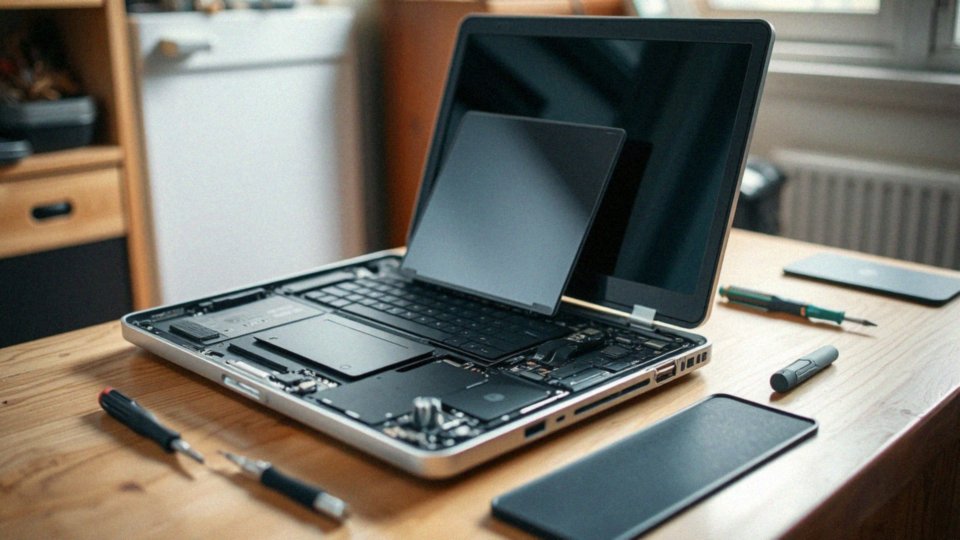 Jakie są średnie ceny wymiany matrycy w laptopach różnych typów?