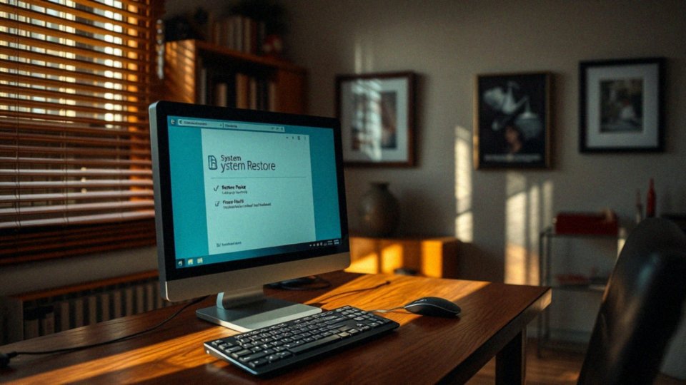 Jak przywrócić system do punktu przed instalacją problematycznego oprogramowania?