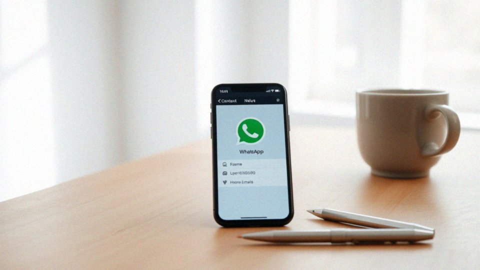Jak wprowadzić szczegóły kontaktu na WhatsApp?