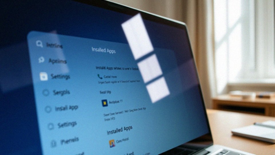 Jak odinstalować program z ustawień systemowych w Windows 11?