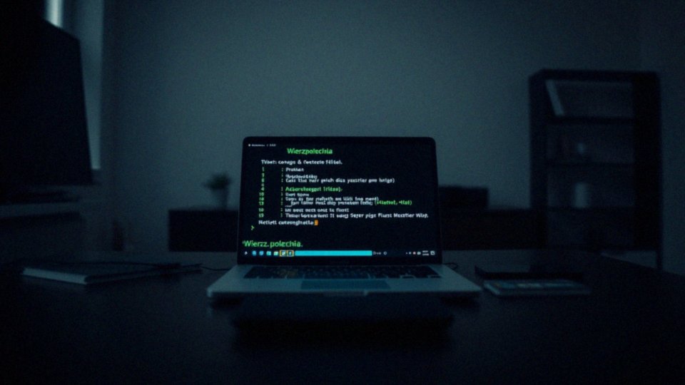 Jakie polecenia mogę wykorzystać w Wierszu polecenia do wyświetlenia klucza?