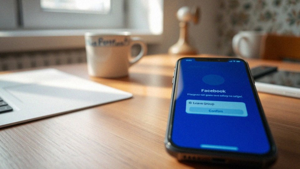 Co muszę potwierdzić, aby opuścić grupę?