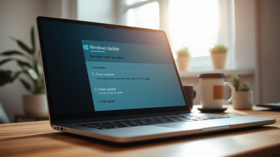 Jak zainstalować zaktualizowane sterowniki poprzez Windows Update?